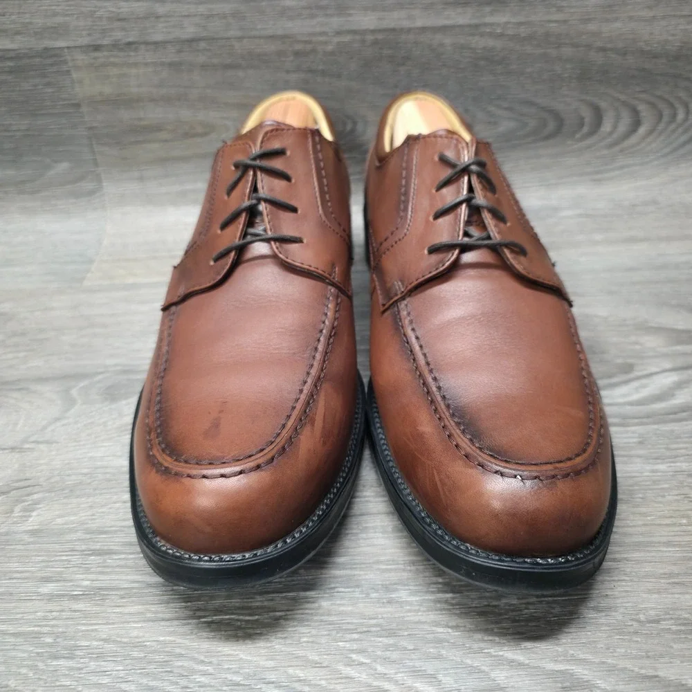 Ralph Lauren Chaps Dress Shoes Mens‎ 10.5M Brown Oxford Leather Old Money Preppy
